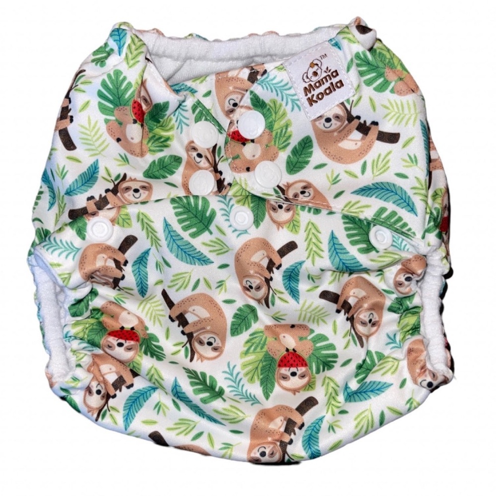 Mama Koala Sloth With Watermelon Cloth Diaper